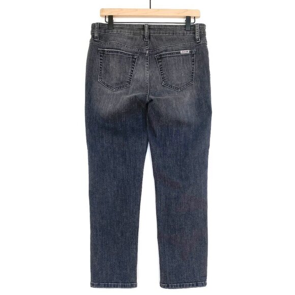 Joe's Jeans Womens Straight Ankle Jeans Size 28x27 Gray Mid Rise Stretch Comfort - Picture 2 of 10